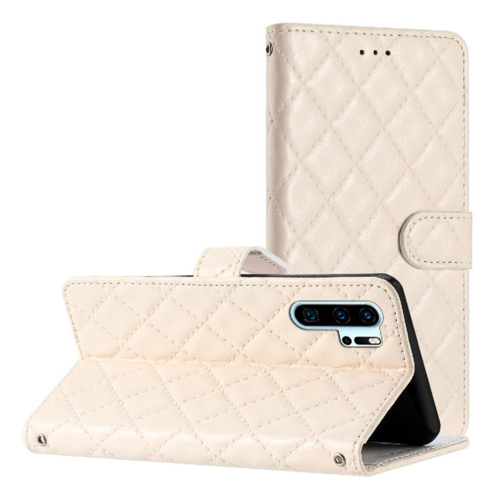 (White) Flip Case For Huawei P30 Pro Pu Leather Wallet Card Slots Holder Tpu Shockproof Kickstand Magnetic Folio White 764549454037