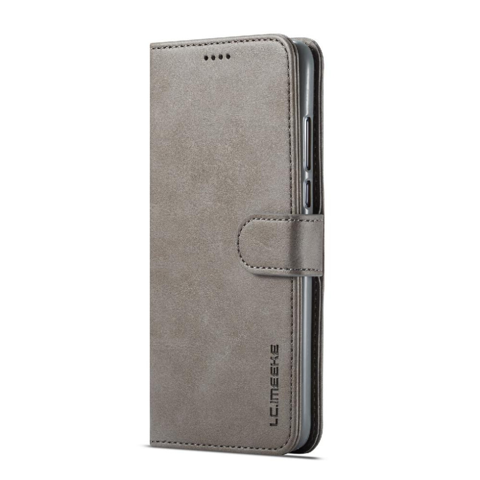 ( ) Case For Huawei P30 Lite Calf Texture Horizontal Flip Leather Case Card Slots Wallet With Holder Gray 764549456031