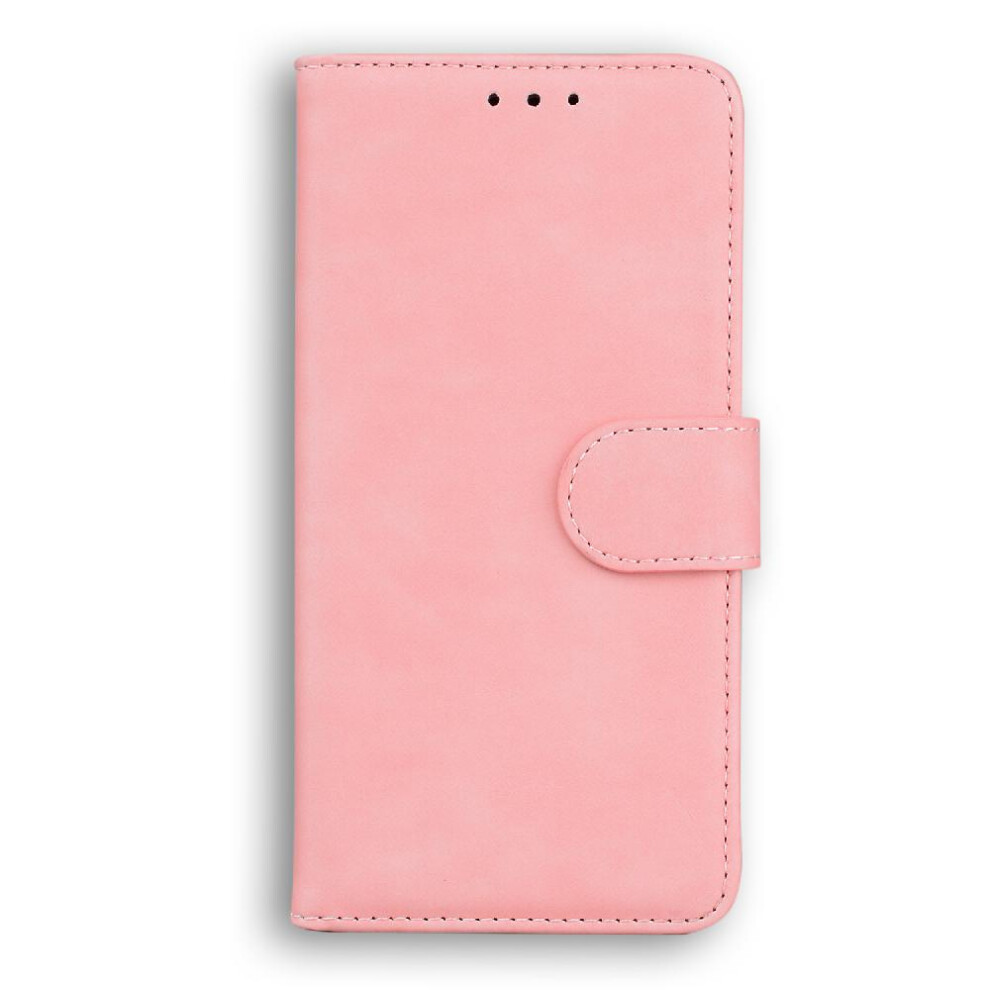 (Pink) Flip Case For Honor X7a Premium Pu Leather Card Slot Magnetic Stand Holder Pink 764549457038