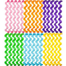 30 Pieces Heatless Waves Curlers Spiral Curls Hair Styling Kit(25 cm)