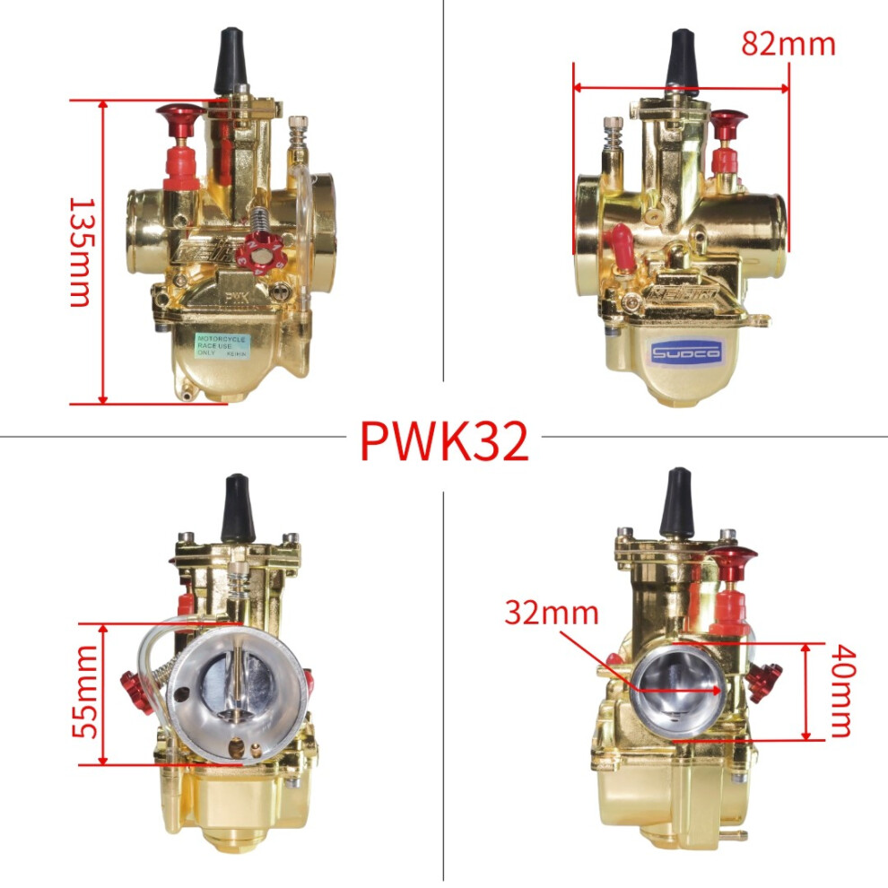 (Pwk 32) 2T 4T Universal For Keihin Koso Oko Motorcycle Pwk Jet Carburetor 21 24 26 28 30 32 34Mm With Power Jet For Racing Carburetor 6935462400935