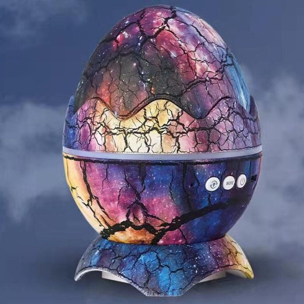(blue) Dinosaur Egg Starry Sky Light Galaxy Projection Light Led Water Pattern Laser Projector Bedroom Full Of Stars Atmosphere Night Light
