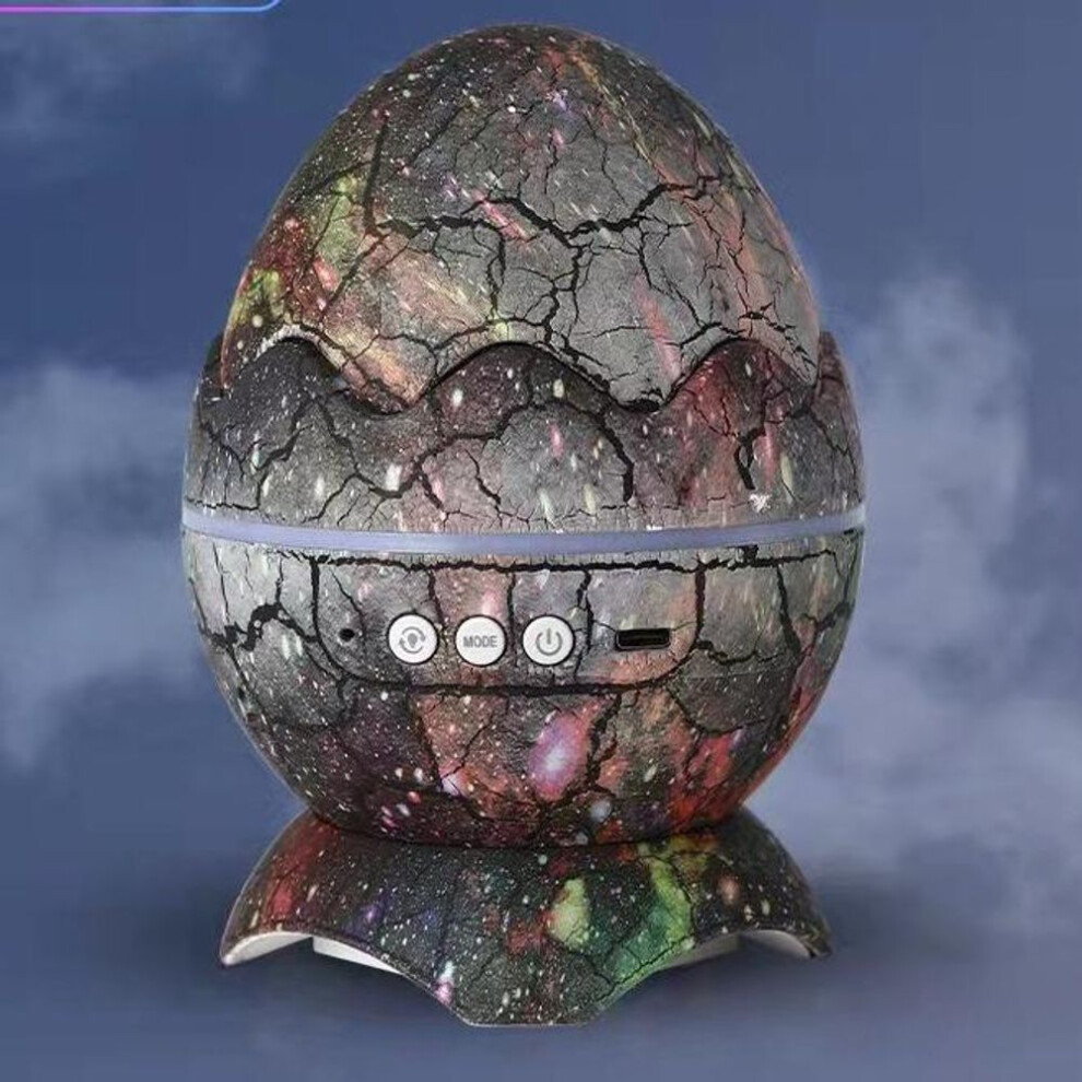 (grey) Dinosaur Egg Starry Sky Light Galaxy Projection Light Led Water Pattern Laser Projector Bedroom Full Of Stars Atmosphere Night Light
