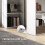 Homcom HOMCOM 120cm Computer Desk Bookshelf Writing Table 6 Shelves White 6