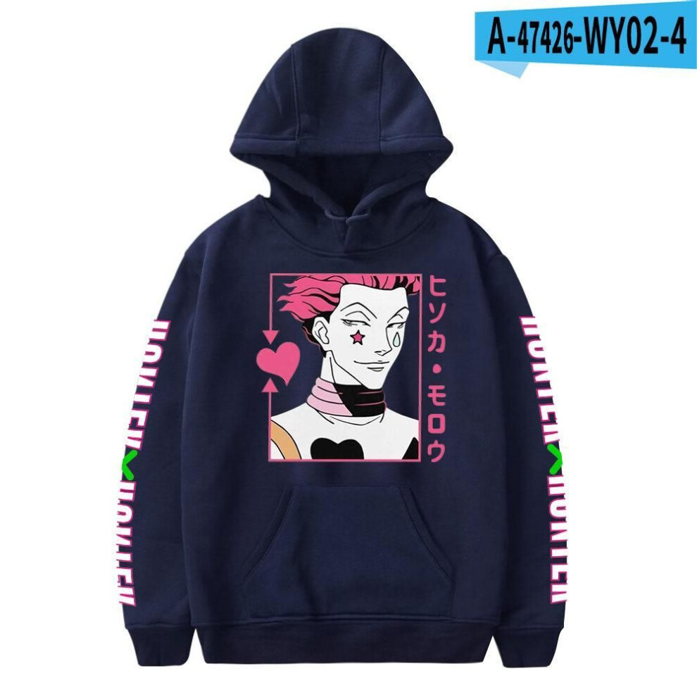 (blue, XXXXL) Hunter x Hunter Hoodies Men Hisoka Sweatshirt Tracksuit Streetwear Anime Hoodie Casual clothes Hunter x Hunter Hooded Tops