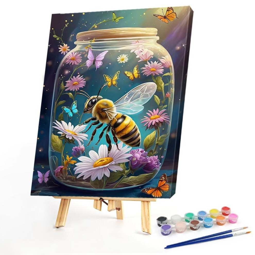 (H4875) Paint By Numbers Kit On Canvas Diy Oil Art Landscape Picture Home Wall Decor