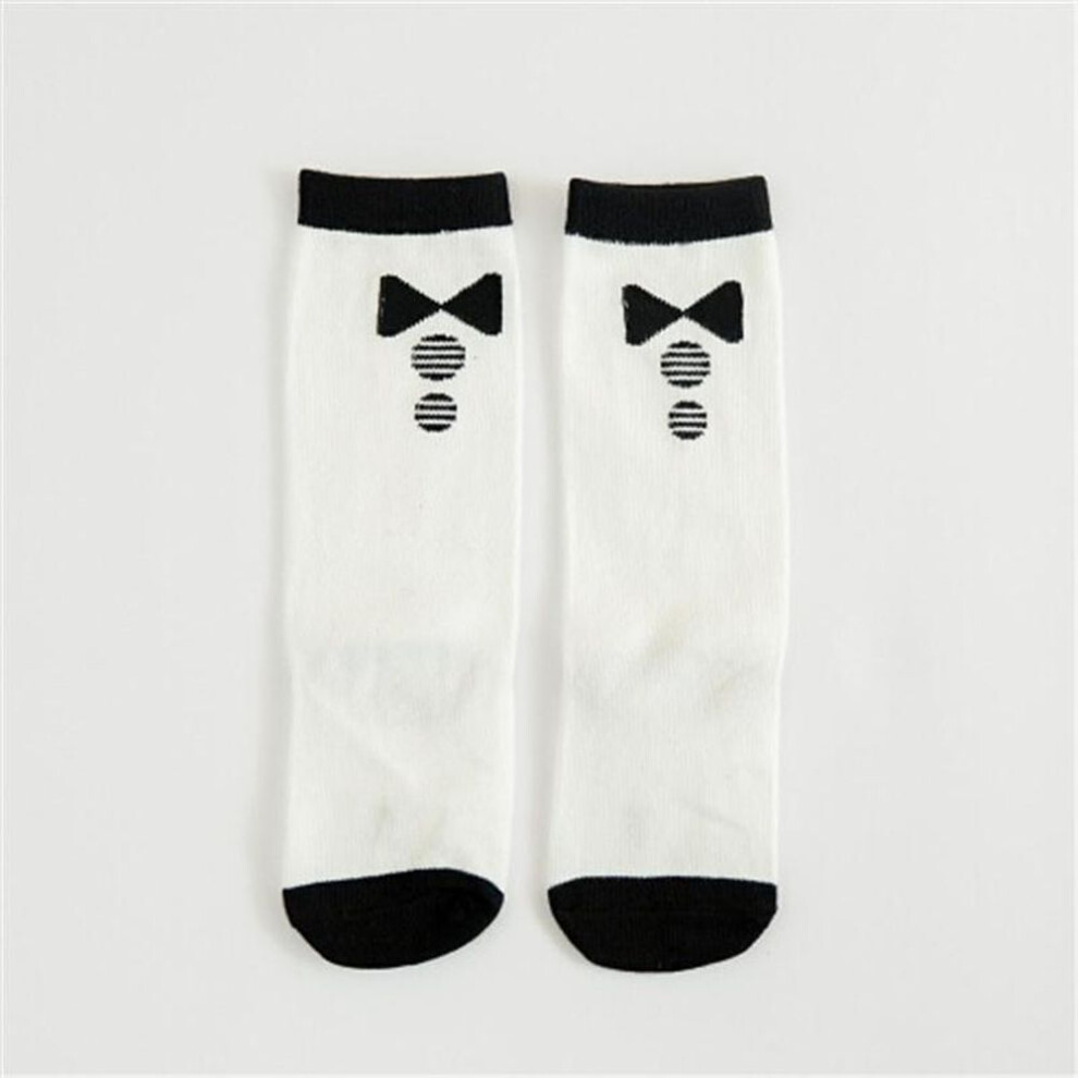 (ivory, S) Unisex Lovely Cute Cartoon Fox Kids Baby Socks Knee Girl Boy Baby Toddler Socks Animal Infant Soft