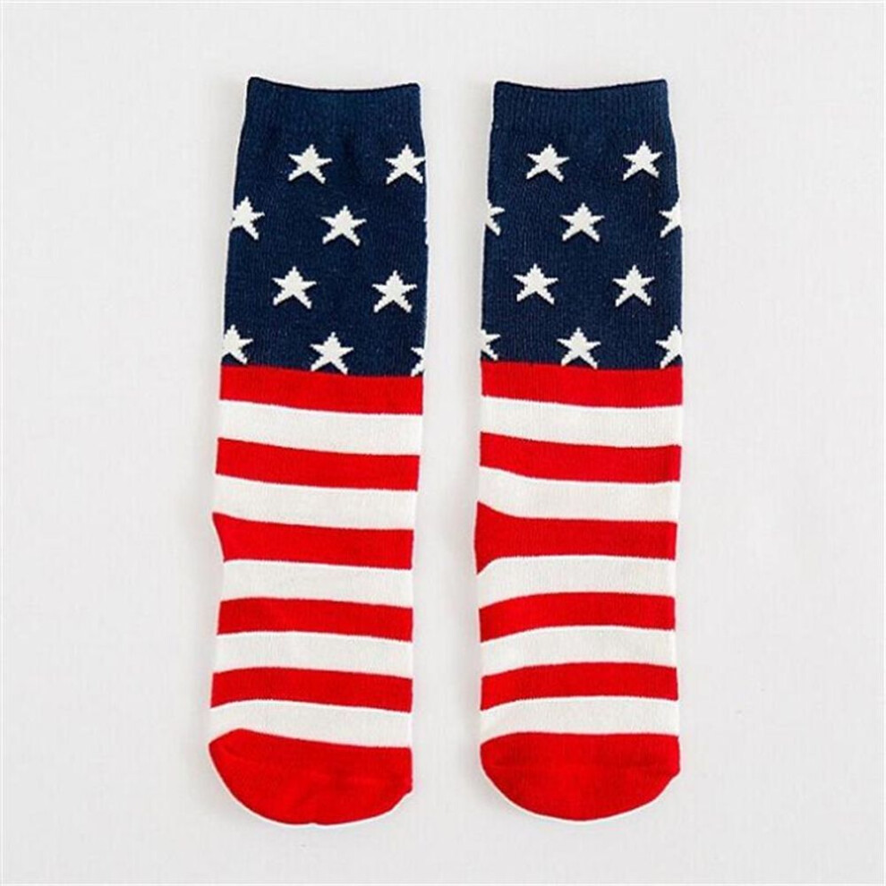 (multicolor, M) Unisex Lovely Cute Cartoon Fox Kids Baby Socks Knee Girl Boy Baby Toddler Socks Animal Infant Soft