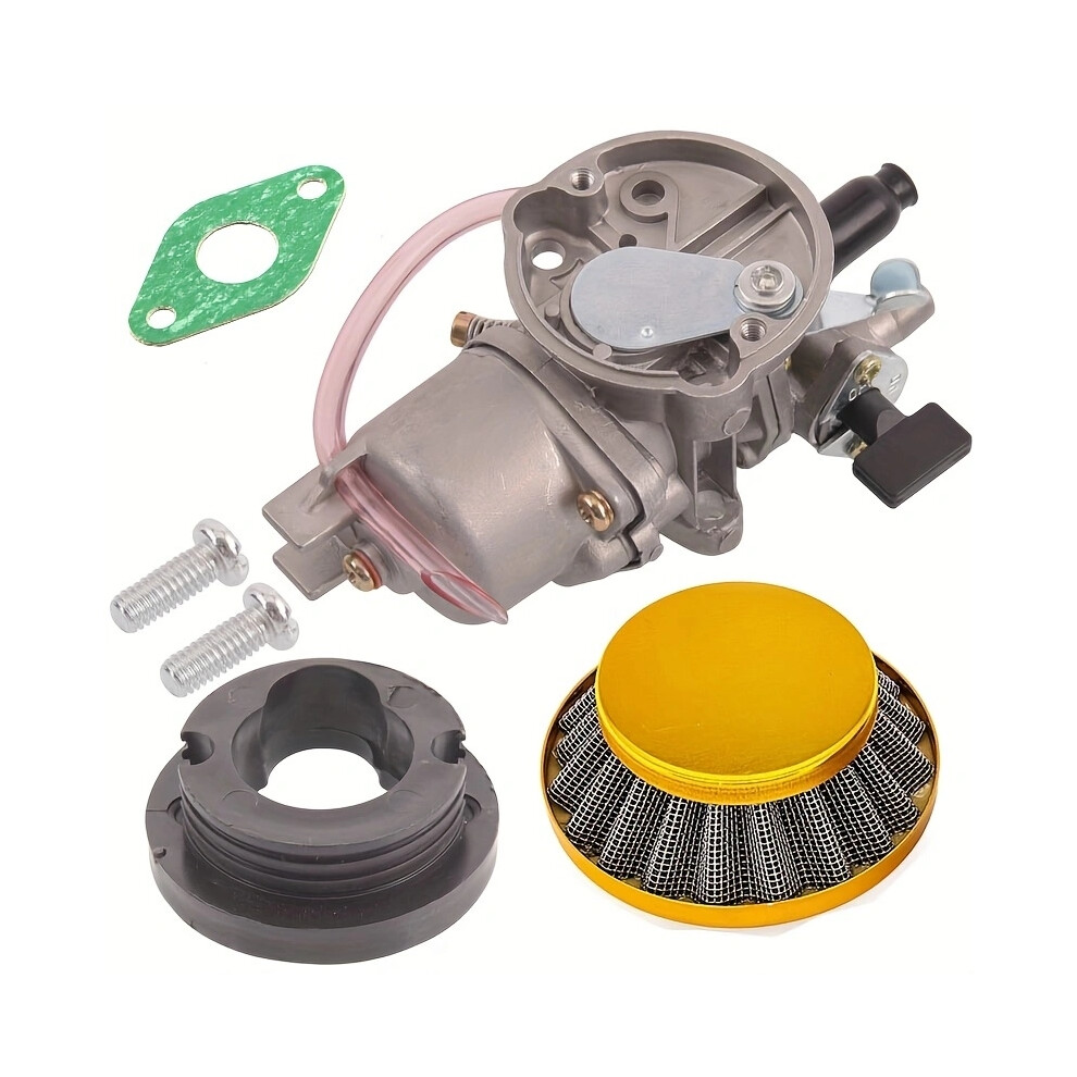 (Af0110-) 2 Stroke Carb Carburetor With Pod Air Filter Manifold Inlet Pipe For 43Cc 47Cc 49Cc Air Cooled Mini Atv Quad Dirt Pocket Bike Gold 6935462400478