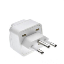 (white, One size) 2025 New Universal Brazil Plug Adapter 3 Pin Travel Adapter Electric Power Cord Charger Socket Outlet