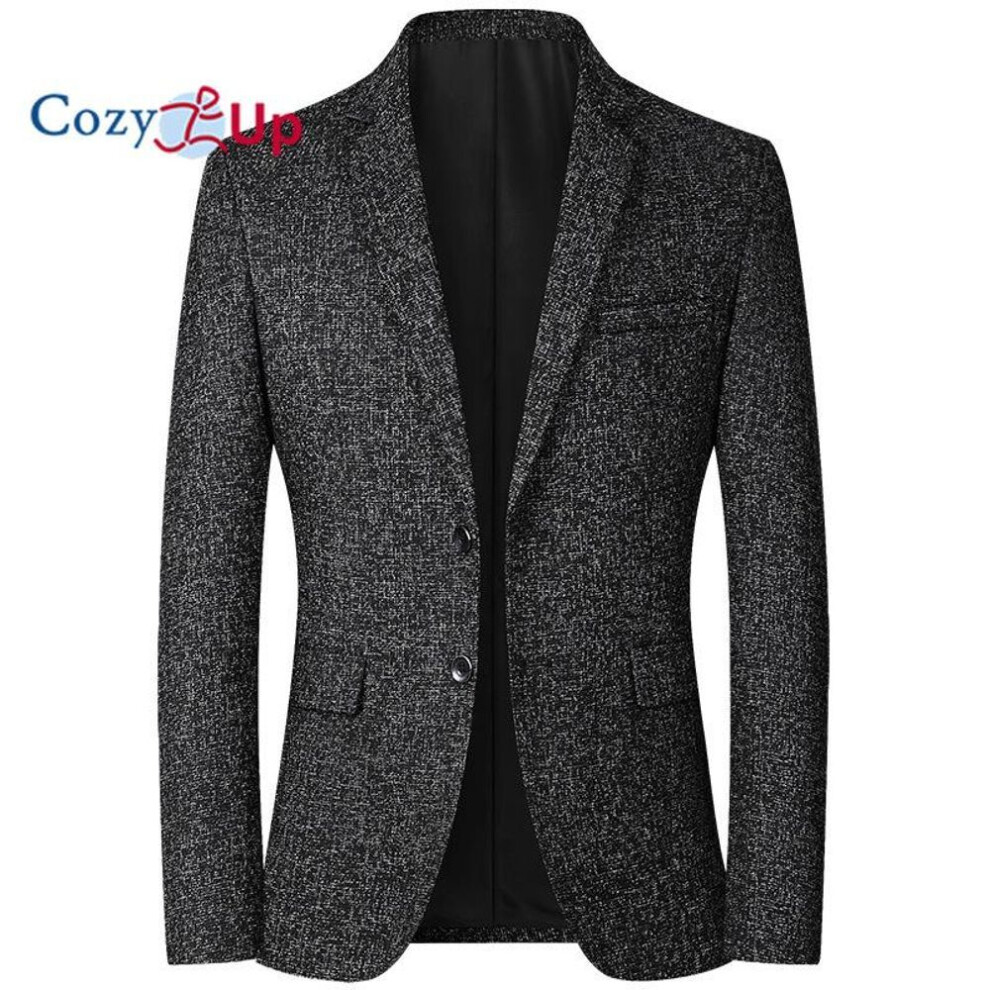 (black, XXL) Cozy Up Men&apos;s Suit Blazer 2 Buttons Sport Coat Casual Suit Jacket For Men Regular Fit Lightweight Wedding Prom Tux Suit Jacket