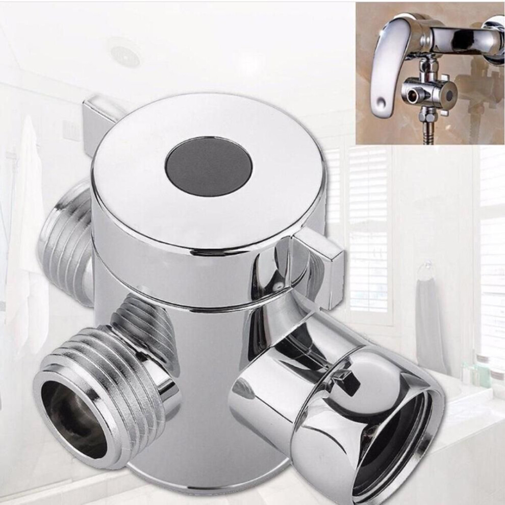 Adapter Adapter Chrome 3-way T-adapter Water Valve Toilet Bidet Shower Head Diverter