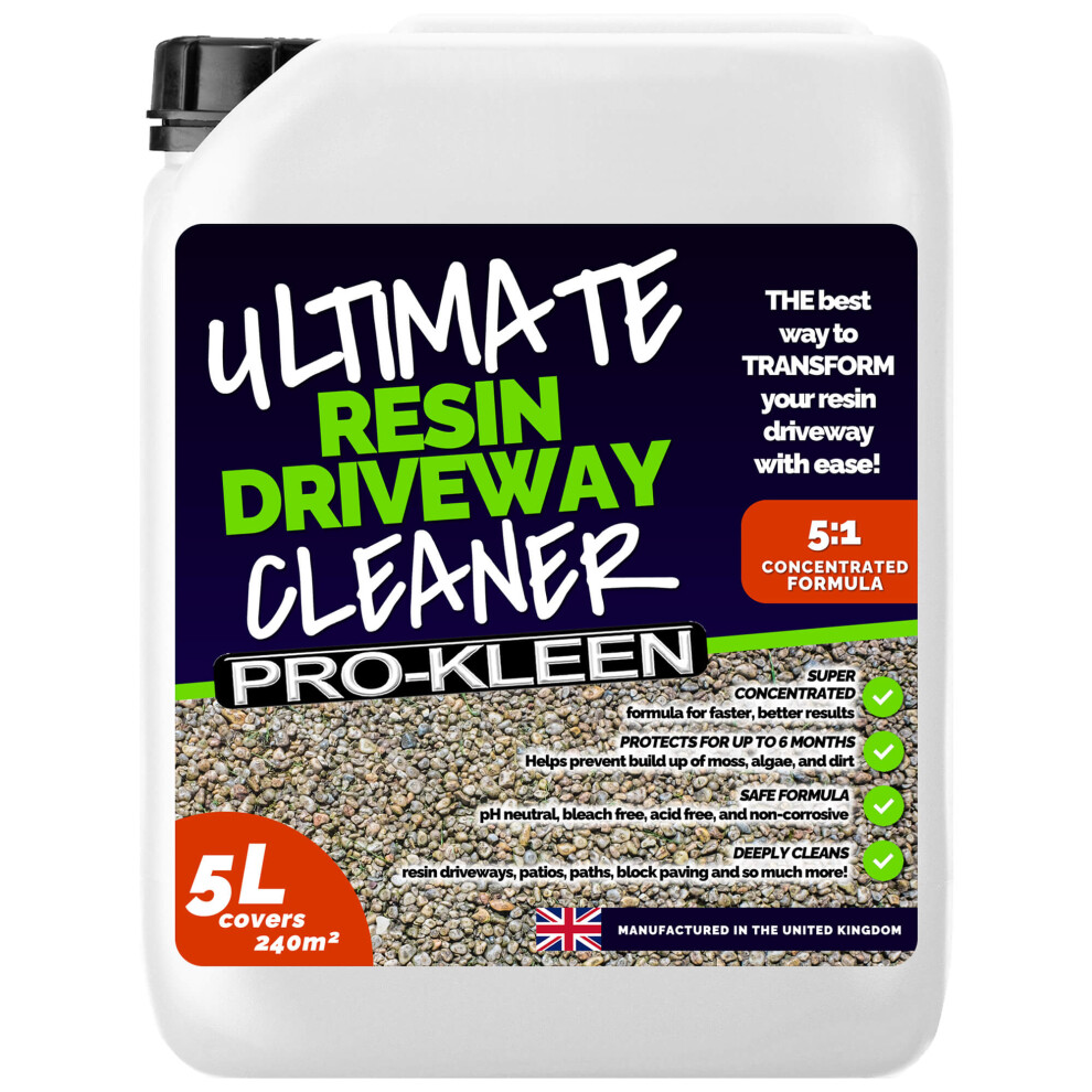 (5L) Pro-Kleen Resin Driveway and Patio Cleaner