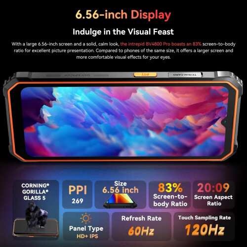 Blackview (Black) Blackview BV4800 Pro Rugged Smartphone 4GB+128GB 2