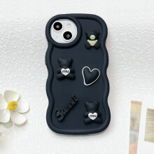 (01SP30, For iPhone 11Pro Max) 3D DIY Wave Phone Cases For iPhone 15 Case iPhone