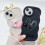 (02SP28, For iPhone 11Pro Max) 3D DIY Wave Phone Cases For iPhone 15 Case iPhone 3