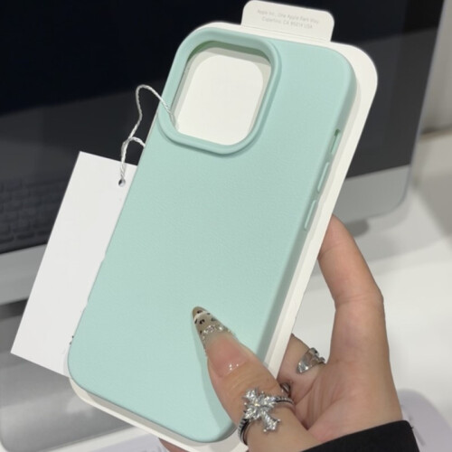 (Blue, For iPhone 14Pro Max) Luxury Soft Silicone Rubber TPU Case for iPhone 16 1