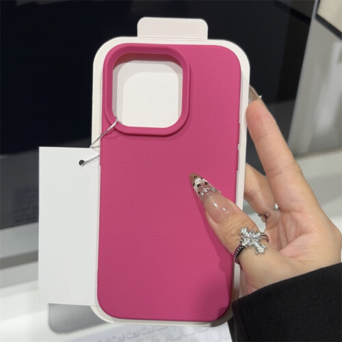 (Rose, For iPhone 11Pro Max) Luxury Soft Silicone Rubber TPU Case for iPhone 16
