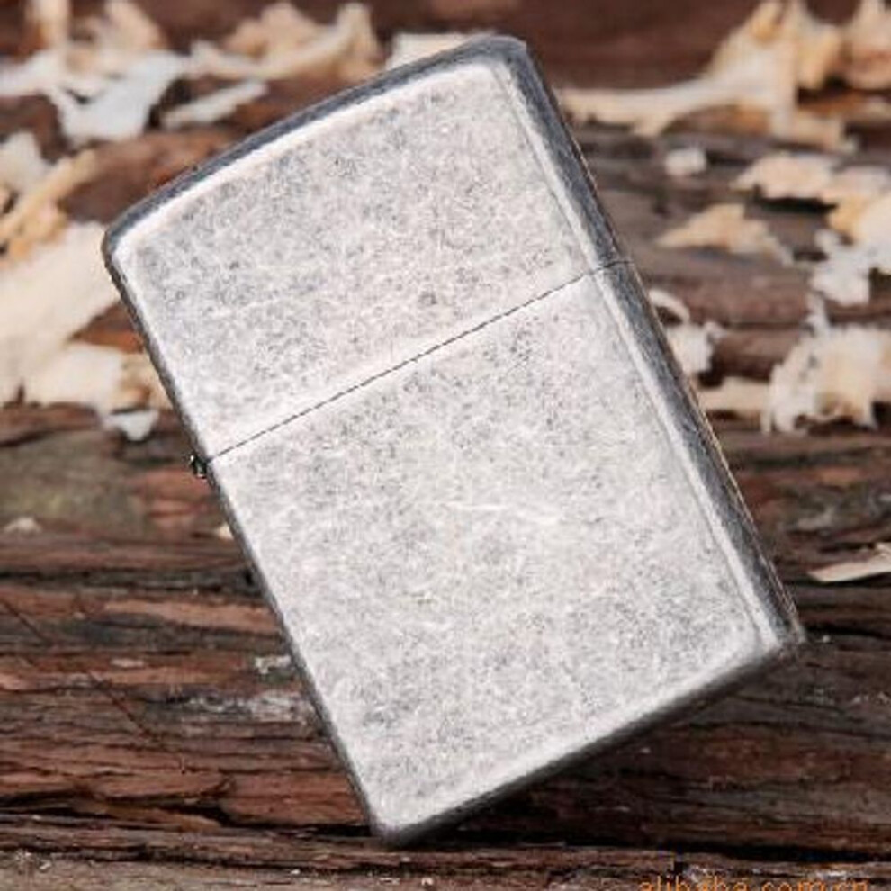 Yeuligo Silver Hong Kong Z8013 Classic Collection Level Simple Ancient Knurled Windproof Kerosene Lighter Manufacturers Wholesale