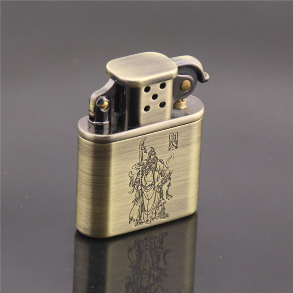 Yeuligo Bronze Z506-607B Guan Gong Pure Copper Kerosene Lighter Men's Creative Retro Lighter Wholesale