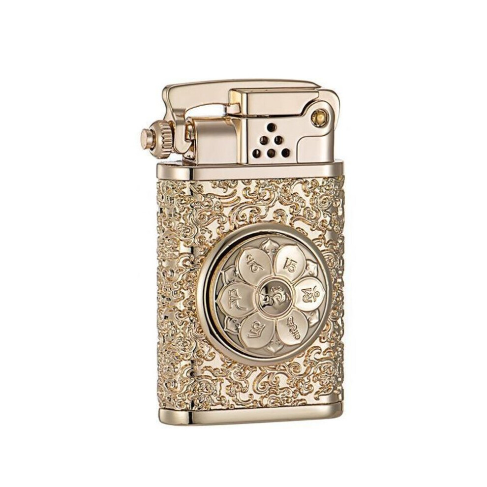 Yeuligo Z602-102 Six Words Zhenyan Armor Brass Kerosene Lighter Creative Gift Men's Gift Wholesale