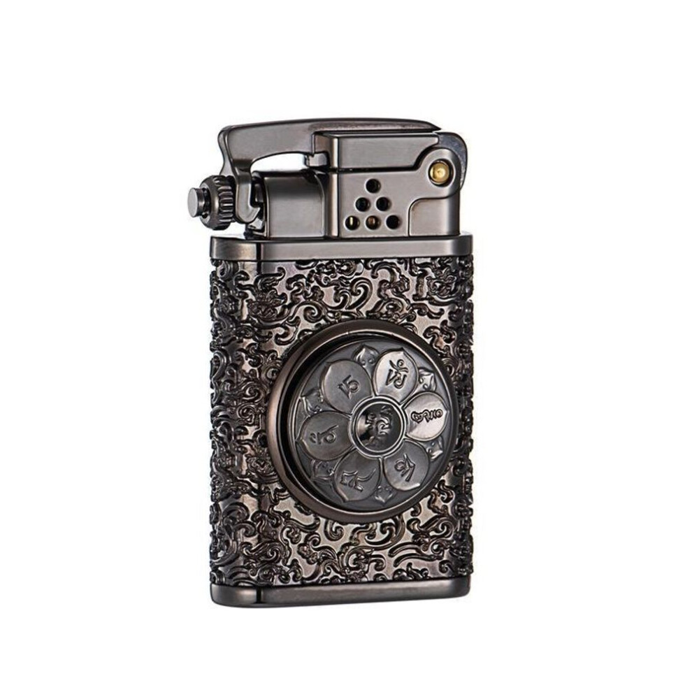 Yeuligo Z602-102 Six Words Zhenyan Armor Brass Kerosene Lighter Creative Gift Men's Gift Wholesale