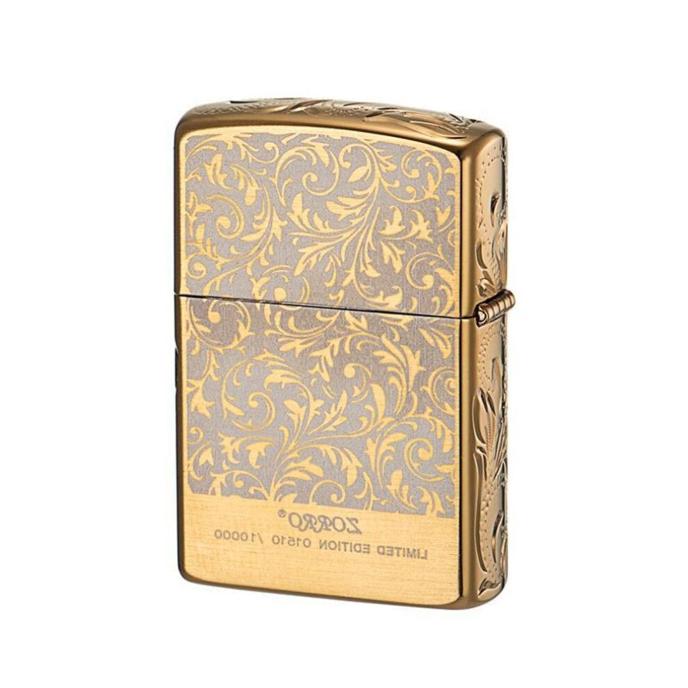 Yeuligo Z92106 Carved Side Carved Kerosene Windproof Limited Edition Independent Number Color Tang Grass Pattern Lighter