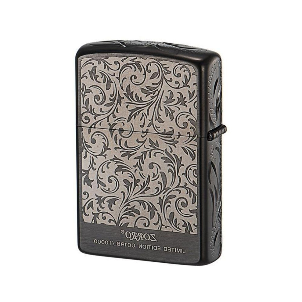 Yeuligo Z92106 Carved Side Carved Kerosene Windproof Limited Edition Independent Number Color Tang Grass Pattern Lighter