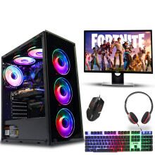 Fast Gaming PC Bundle i7 6th Gen 16GB RAM 1TB + 240 SSD GTX 1650 W10 - Refurbished