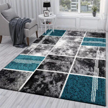 (Teal, 80 x 150 cm (Wide Runner)) Non Slip Modern Extra Large Rugs for Bedroom Living Room Carpet Hallway Runner Rugs