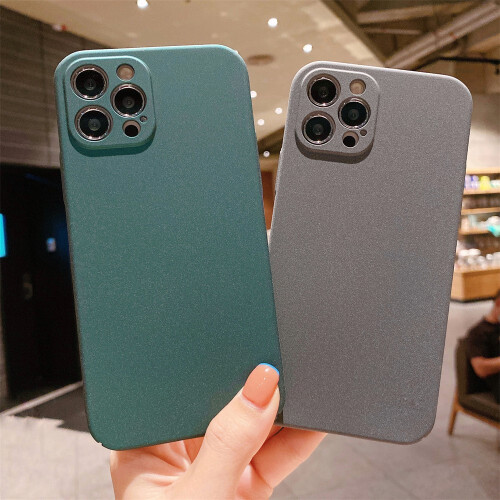(RD, For iPhone 16) Ultra-Thin Matte Sandstone Plastic Armor Case For 2