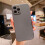 (RD, For iPhone 11Pro) Ultra-Thin Matte Sandstone Plastic Armor Case For 4