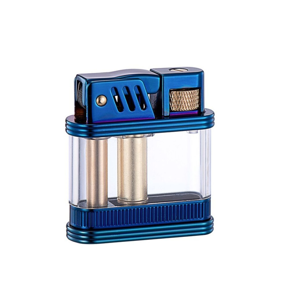 Yeuligo Zoruo Z716 Creative Technology Sense Transparent Visual Oil Bin Grinding Wheel Open Fire Ejection Kerosene Lighter Gift Wholesale