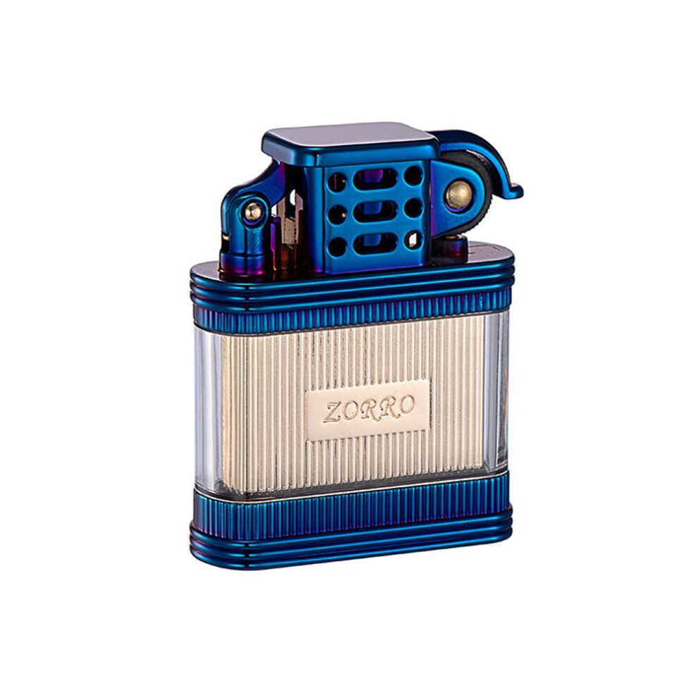 Yeuligo Zoruo Z727 Transparent The Mystic Nine Visual Oil Bin Grinding Wheel Kerosene Lighter (Gift Box With 3 Bottles Of Oil)