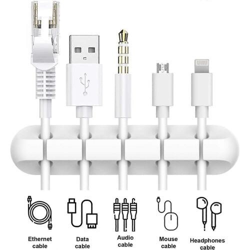 Cable Clips, Cord Organizer Cable Management, Cable Organizers USB Cable Holder Wire Organizer 2