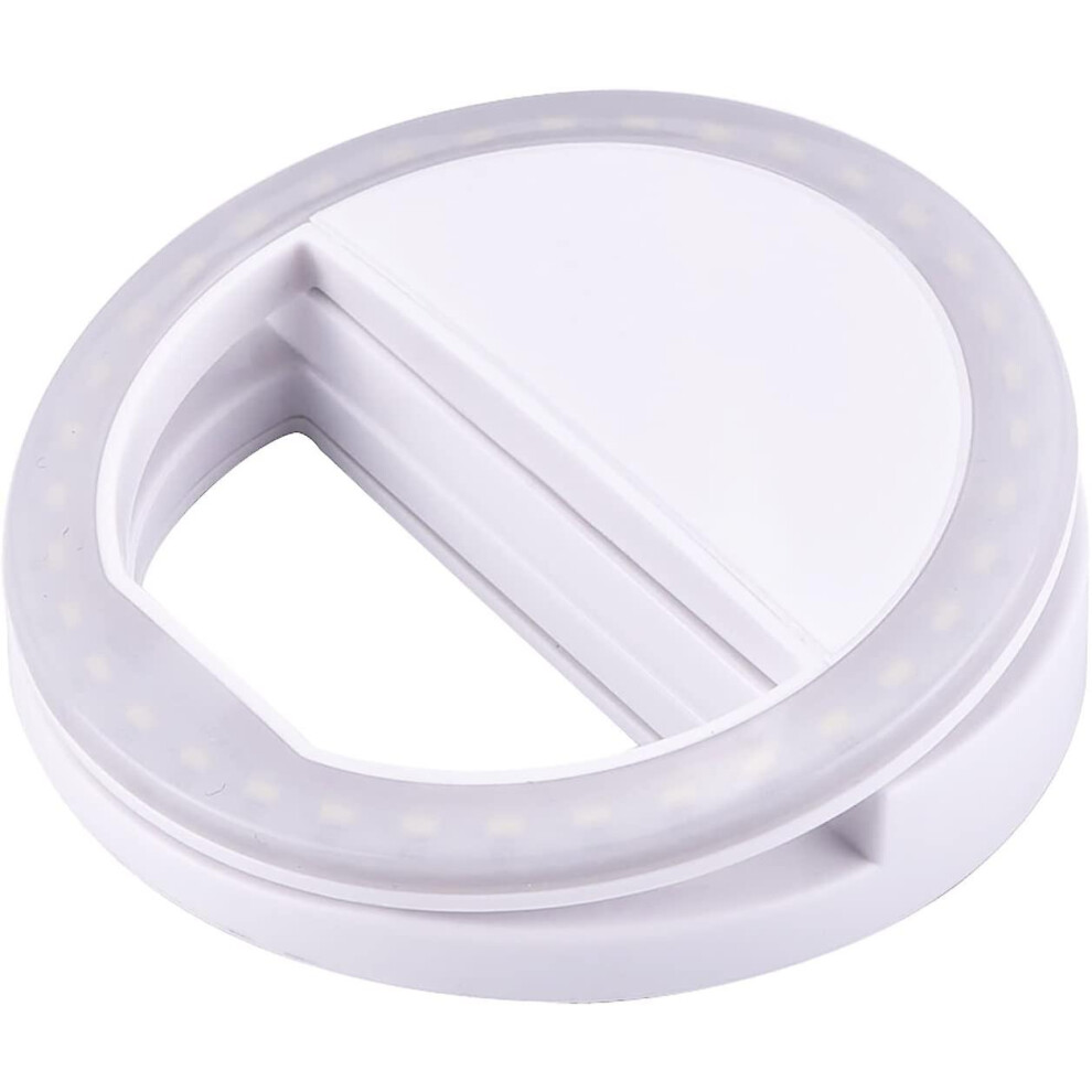 Led Ring Selfie Fill Night Selfie Smartphone, Light/White 5014561980164
