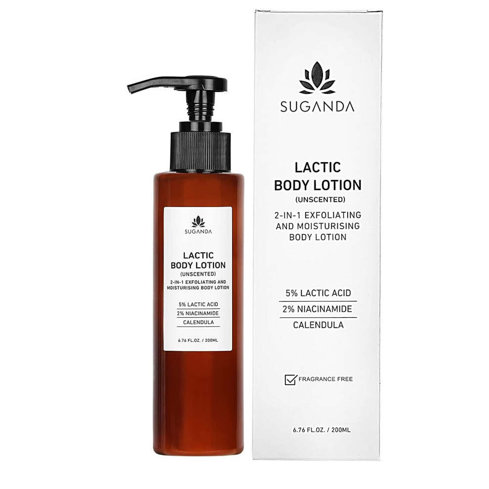 SUGANDA5% lactic acid, 2% Niacinamide Shea Butter Body Lotion 200ml
