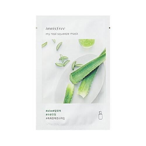 Innisfree My Real Squeeze Aloe Mask Sheet (10 Pack)