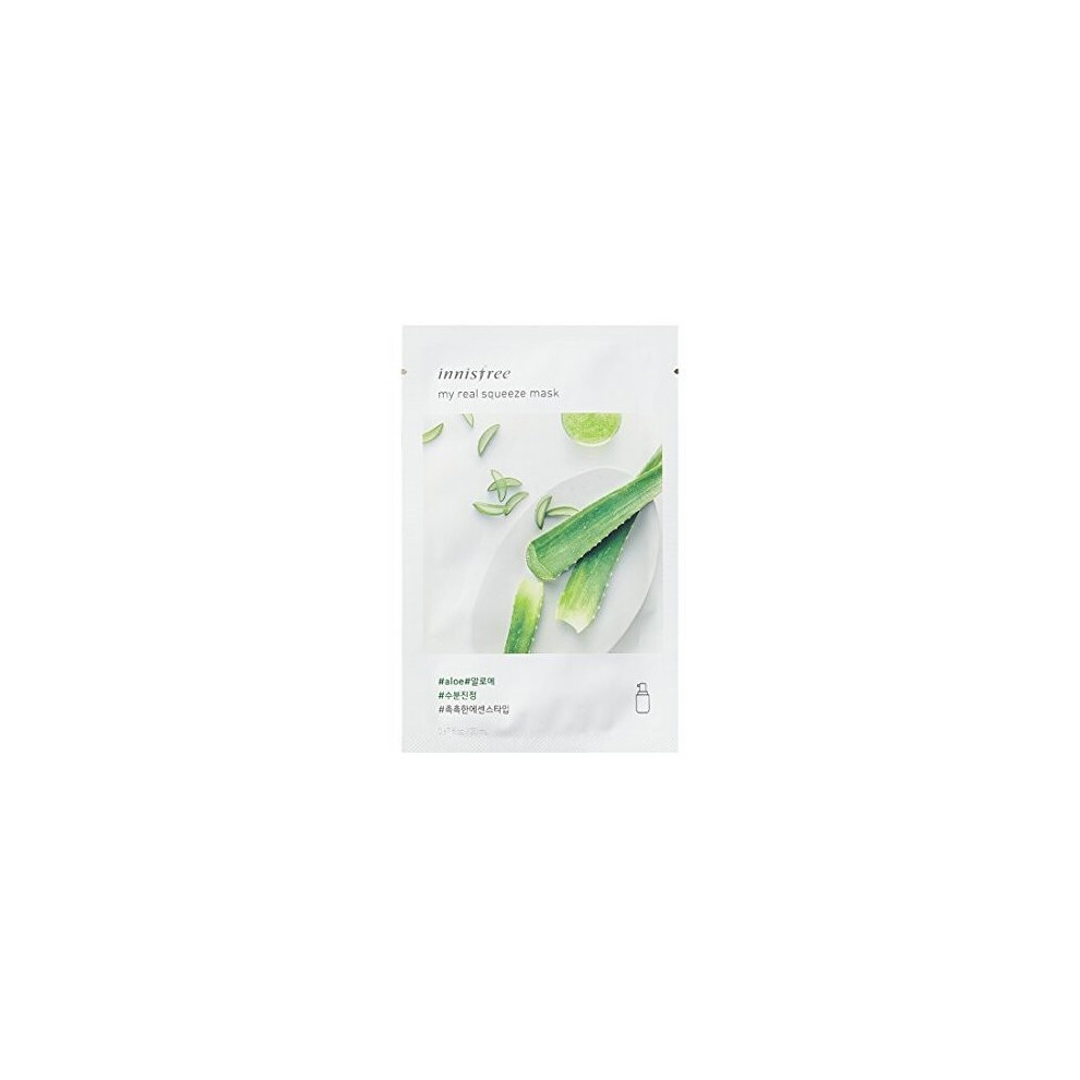 Innisfree My Real Squeeze Aloe Mask Sheet (10 Pack)