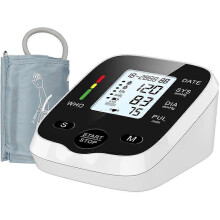 Blood Pressure Monitor for Home Use, Upper Arm Blood Pressure Machine, Fully Automatic Blood Pressure Monitor, Large Cuff (22-42 cm), 2 Sets of Memory