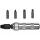 Impact screwdriver set, impact screwdriver + 4 bits 5