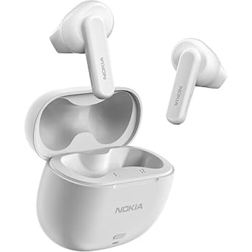 Refurbished Nokia Nokia Go Earbuds 2+ TWS-122 White Bluetooth Noise Cancellation