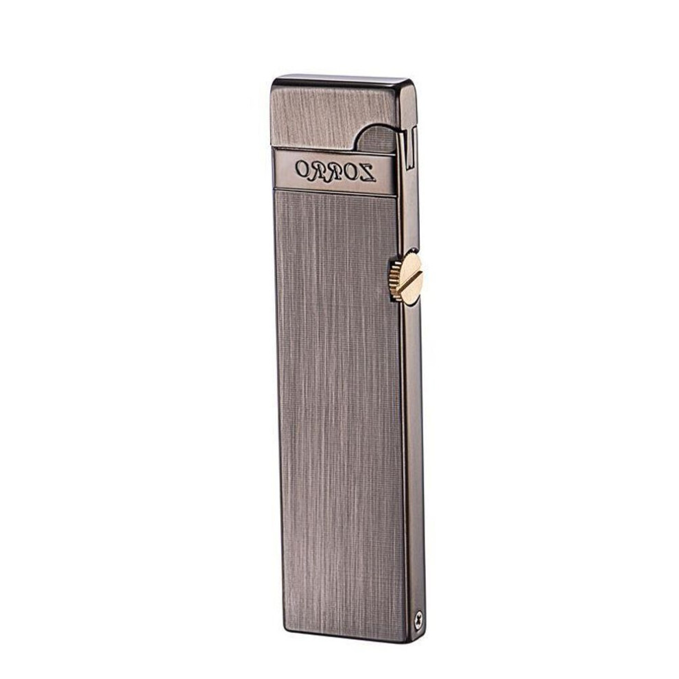 Yeuligo Z725 Elegant Slim Long Windproof Grinding Wheel Men's Gift Copper Shell Kerosene Durable Lighter Wholesale