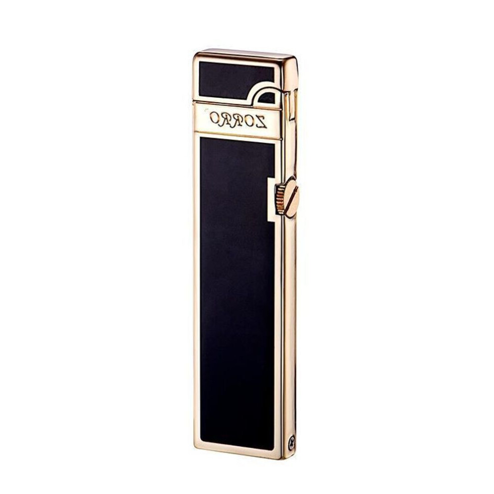 Yeuligo Z725 Elegant Slim Long Windproof Grinding Wheel Men's Gift Copper Shell Kerosene Durable Lighter Wholesale