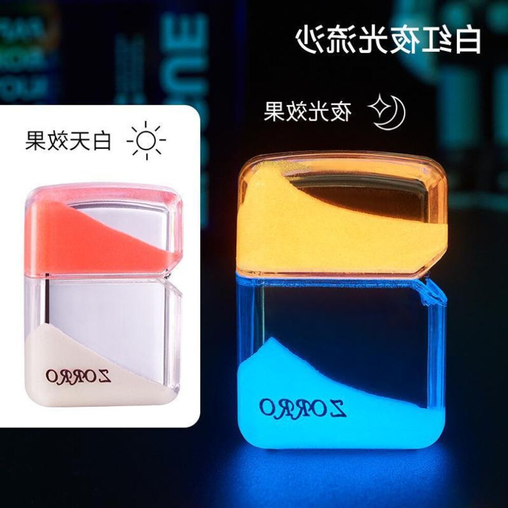 Yeuligo Z103-801 Luminous Quicksand Cool Luminous Old Kerosene Lighter High-End Gift Zorro