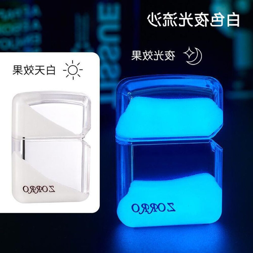 Yeuligo Z103-801 Luminous Quicksand Cool Luminous Old Kerosene Lighter High-End Gift Zorro