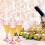 Set of 5 Stackable Champagne Flutes Set, Reusable Unbreakable Wine Glasses with Bottle Container 5