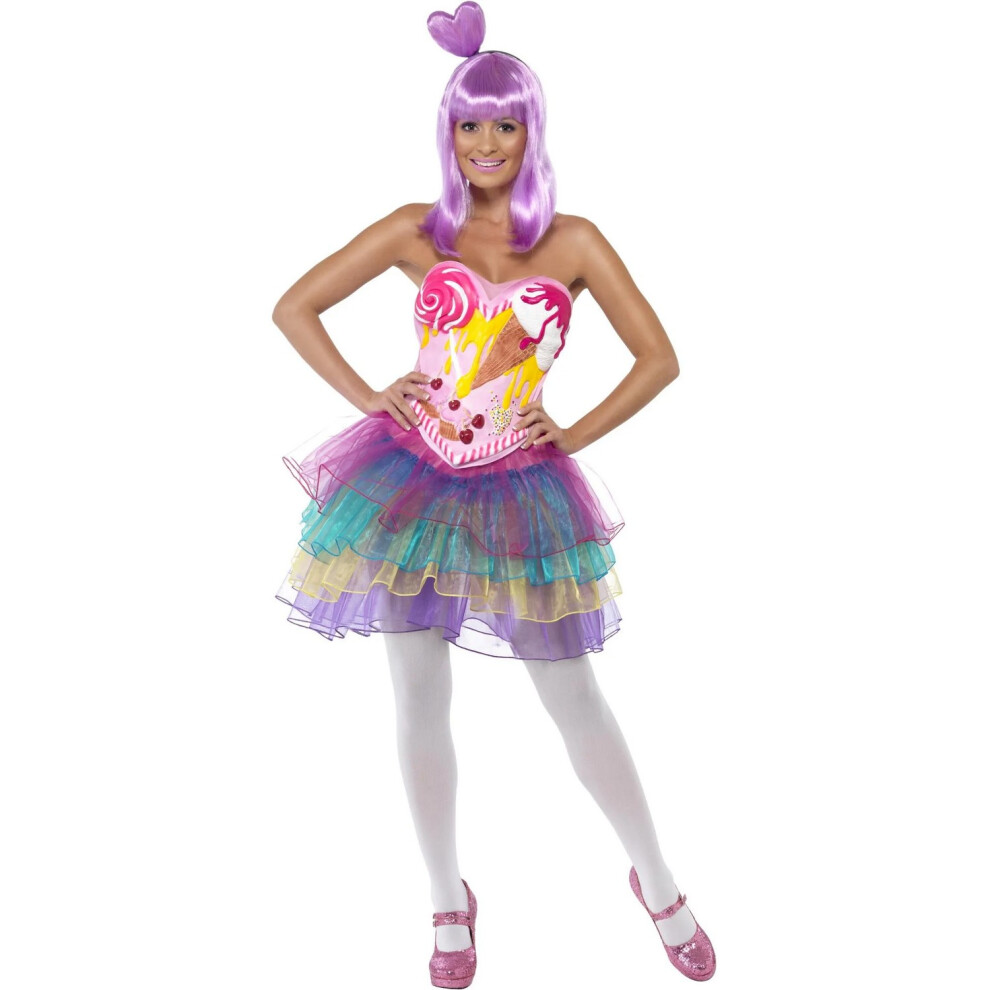 Smiffy's (S, Multicoloured) Womens/Ladies Candy Queen Costume