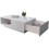 (White) Hampton&Stewart High Gloss Coffee Table 5