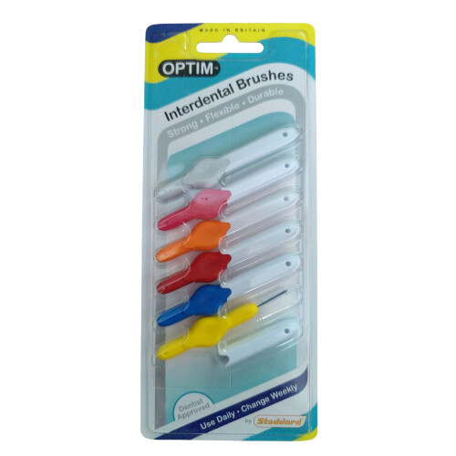 Stoddard Icon Optim Soft Interdental Brushes Mixed Multicolour 6 Brush 1